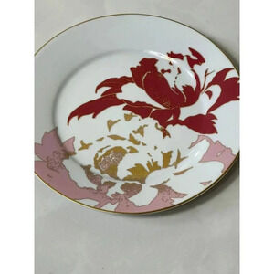 Royal Limoges Paradis Vegetal Salad Dessert Plates France White Porcelain 8.5"